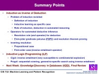Kansas State University Department of Computing and Information Sciences CIS 732: Machine Learning and Pattern Recognition... 