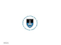 Click to edit Master subtitle style 4/21/11 FIT FOR PURPOSE M.B., Ch.B. admission, curriculum & outcome Parliamentary Portfolio... 