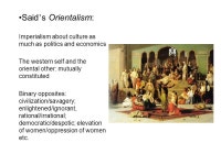 Cultures of Colonialism (F8030) Prof. Alan Lester. -  ppt download
