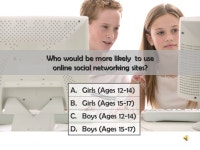 A.45%B.62% C.87% D.98% What percentage of U.S. teens (ages 12-17) use the Internet? -  ppt download