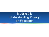 Introduction to Facebook. Introduction In this workshop, we will: –Walk you through creating a Facebook account –Describe... 