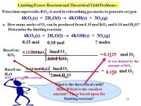 1 STOICHIOMETRY 2 General Approach For Problem Solving 1. Clearly identify the Goal or Goals and the UNITS involved. (starting... 