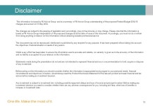 Is an Authorised Representative of RI Advice Group Pty Ltd Federal Budget Update. -  ppt download
