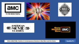 ENGL 6480/7480, Studies in Contemporary Literature: Mad Men and the Sixties Dr. David Lavery Summer 2015 Quality TV. -  ppt download
