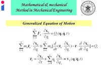 Dr. Wang Xingbo Fall ， 2005 Mathematical & Mechanical Method in Mechanical Engineering. -  ppt download