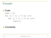 8/3/07 UMBC CMSC 341 AA2-color 2 Complexity How many resources will it take to solve a problem of a given size?  time  -  ppt... 