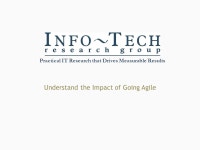 Practical IT Research that Drives Measurable Results Understand the Impact of Going Agile. -  ppt download
