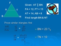 Three Theorems Involving Proportions Section ppt download