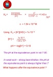 Acid-Base Titration Things to learn : - strong acid – strong base titration - weak acid – strong base titration - strong acid... 