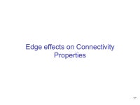 Connectivity Properties for Topology design in Sparse Wireless Multi-hop Networks Srinath Perur Advisor: Sridhar Iyer IIT Bombay... 