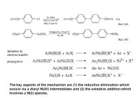 Chapter 8. Reactions Involving the Transition Metals Introduction Main group metals are used in stoichiometric reaction, but many... 