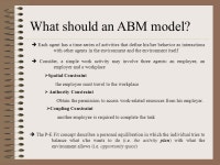 Agent-based Activity-based Microsimulation Modeling of Urban Transportation Systems Mohammed Medhat Amin Department of Civil... 