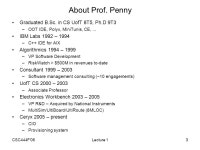 CSC444F06Lecture 11 CSC444 Software Engineering Prof. David A. Penny Lectures Will start at 7:10 pm Break at 8:00 pm, Resume at... 