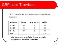 1 Chapter 5 Advertising: Media Planning. 2 Media Planning “A plan of action to communicate a message to a target market a the... 