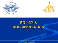 AMHS WORKSHOP POLICY & DOCUMENTATION. AMHS WORKSHOP POLICY & DOCUMENTATION  Operational Requirements for facilities or services... 