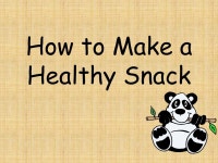 How to Make a Healthy Snack = 2 Try adding TWO of your favorite snack items together from different food groups Have you ever... 