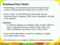 Sahar Mosleh California State University San MarcosPage 1 Relational Data Model. -  ppt download