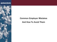 Wage & Hour Update: Priorities, Common Violations, And More Paul J. Siegel Long Island Regional Office November 6, 2008... 