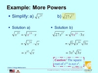 MTH55_Lec-37_sec_7-1a_Radical_Expressions.ppt 1 Bruce Mayer, PE Chabot College Mathematics Bruce Mayer, PE Licensed Electrical.... 