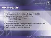 ResearchChannel: Think Forward. Think Success. Michael Wellings, Director, Engineering 9/19/05 Philadelphia. -  ppt download