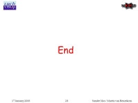 Sander Mos / Martin van Beuzekom 17 January PRR of Pile-Up Hybrid Outline: Introduction Hybrid design Test results Production... 