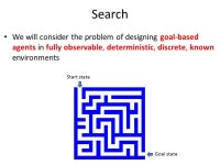 Agents & Search Tamara Berg CS 560 Artificial Intelligence Many slides throughout the course adapted from Dan Klein, Stuart... 