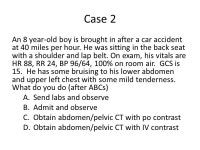 Project: Ghana Emergency Medicine Collaborative Document Title: Pediatric Trauma: Special Considerations Author(s): Ruth S. Hwu... 
