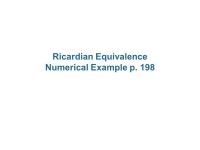 Slide 1 A Two-Period Model: The Consumption-Saving Decision and Ricardian Equivalence. -  ppt download