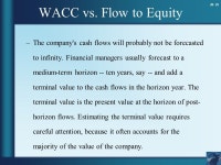 Chapter 20 Principles PrinciplesofCorporateFinance Ninth Edition Financing and Valuation Slides by Matthew Will Copyright © 2008... 