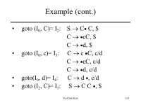Yu-Chen Kuo1 Chapter 4 Syntax Analysis. Yu-Chen Kuo2 4.1 The Role of The Parser A parser obtains a string of tokens from the... 