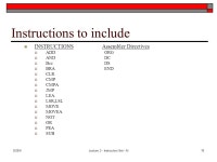 9/20/6Lecture 3 - Instruction Set - Al1 Project Description. -  ppt download