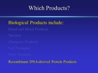 Advisory Committee for Pharmaceutical Science Process Analytical Technology and Biotechnology Products Keith O. Webber, Ph.D.... 