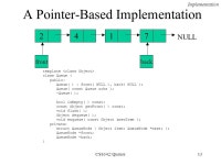 CSS342: Queues1 Professor: Munehiro Fukuda. CSS342: Queues2 Topics Basic concepts of queue Queue implementation Queues used in... 