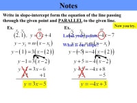 Bell Work1/12/15 Write the equation of the line. -  ppt download