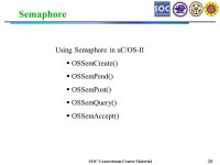SOC Consortium Course Material Real-time OS Speaker: 沈文中... from National Chiao- Tung University SOC Course. -  ppt download