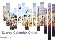 Events Calendar China September Sun Mon Tue Wed Thu Fri Sat Circus Ballet&Dance Concert. -  ppt download
