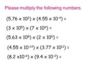 Objective 1.To write very large or very small numbers in standard form, in scientific notation, and vice versa. To compare and... 