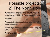 Mars Project(s): tasks Using Mars Express HRSC & other datasets. -  ppt download
