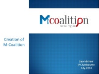 Background on M-Coalition IAC Melbourne July, ppt download