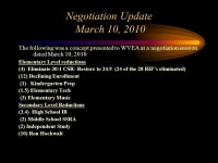 Walnut Valley Educators Association Negotiation Update. -  ppt download