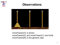 1 CMPSCI 187 Computer Science 187 Introduction to Introduction to Programming with Data Structures Lecture 15 More on Recursion... 