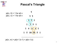 1 CMPSCI 187 Computer Science 187 Introduction to Introduction to Programming with Data Structures Lecture 15 More on Recursion... 