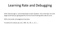 Linear regression By gradient descent (with thanks to Prof. Ng’s machine learning course) -  ppt download