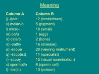 UNDERSTANDING CLINICAL TERMINOLOGY: the language of science. -  ppt download