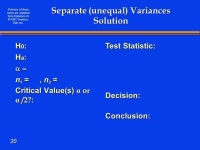 1 Portions of these notes are adapted from Statistics 7e © 1997 Prentice- Hall, Inc. Making Comparisons Inferences Based on Two... 