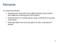 1 Chapter 3 Looking at Data: Distributions Introduction 3.1 Displaying Distributions with Graphs Chapter Three Looking At Data... 