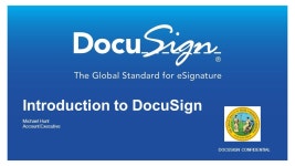 DOCUSIGN CONFIDENTIAL Michael Hunt Account Executive Introduction to DocuSign. -  ppt download