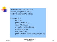 14/3/02 Sudeshna Sarkar, CSE, IIT Kharagpur1 Structures, ADT Lecture 25 14/3/ ppt download
