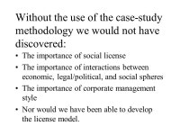 An Example of a Case-Study Explaining Variation in Corporate Environmental Performance Robert A. Kagan, Neil Gunningham... 