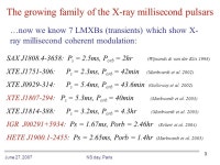 1 ACCRETING X-RAY MILLISECOND PULSARS M A U R I Z I O F A L A N G A & E R I N W. B O N N I N G NS day, ParisJune 27, 2007 Service... 